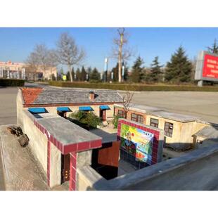 童年怀旧老房子模型农村摆件微缩定做模型老家还原院子场景