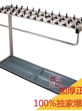 自助24头 酒店家居单位创意带锁不锈钢豪华雨伞架 家用存放雨伞架