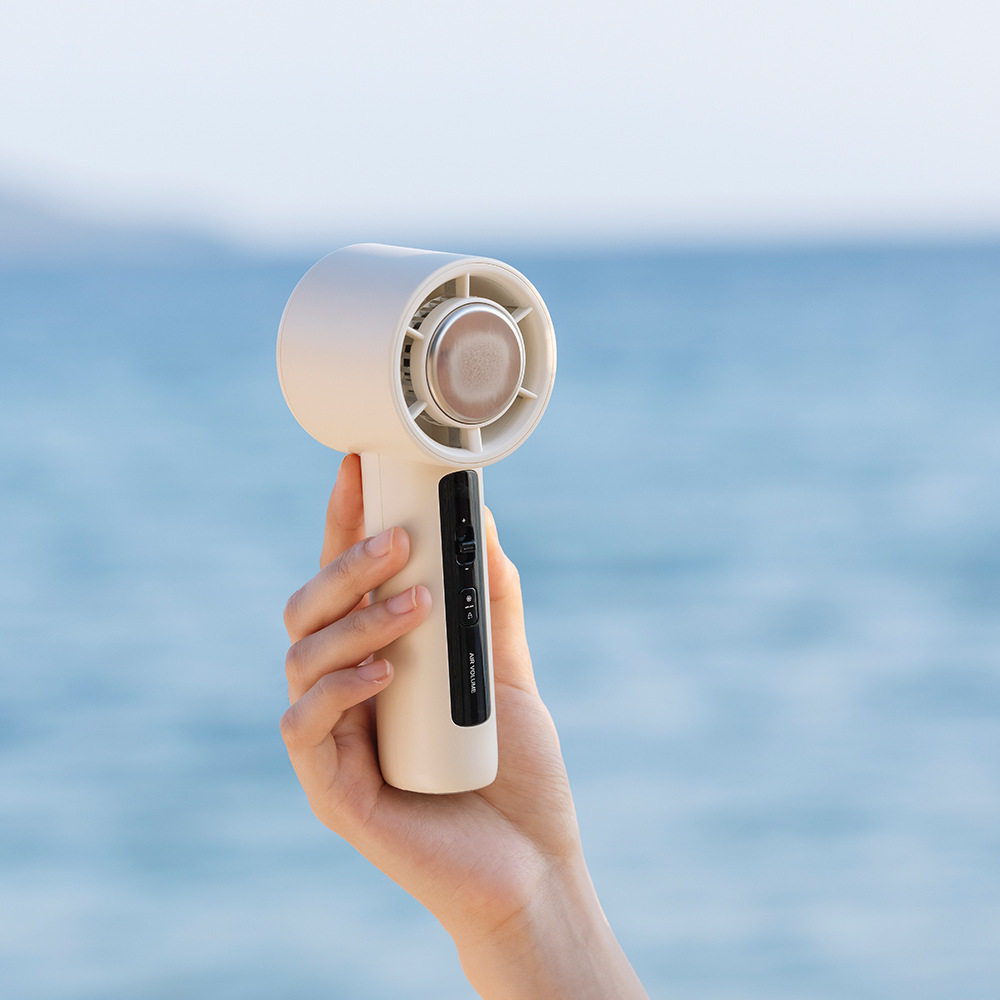 跨境便携式半导体制冷手持小风扇桌面usb充电高速风扇超长续航新