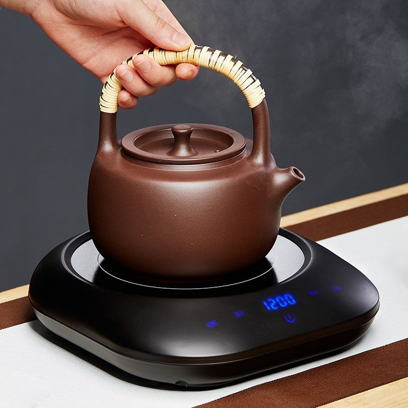宜兴紫砂烧茶壶提梁煮茶烧水壶电陶炉煮水蒸茶器电热茶炉陶瓷茶具