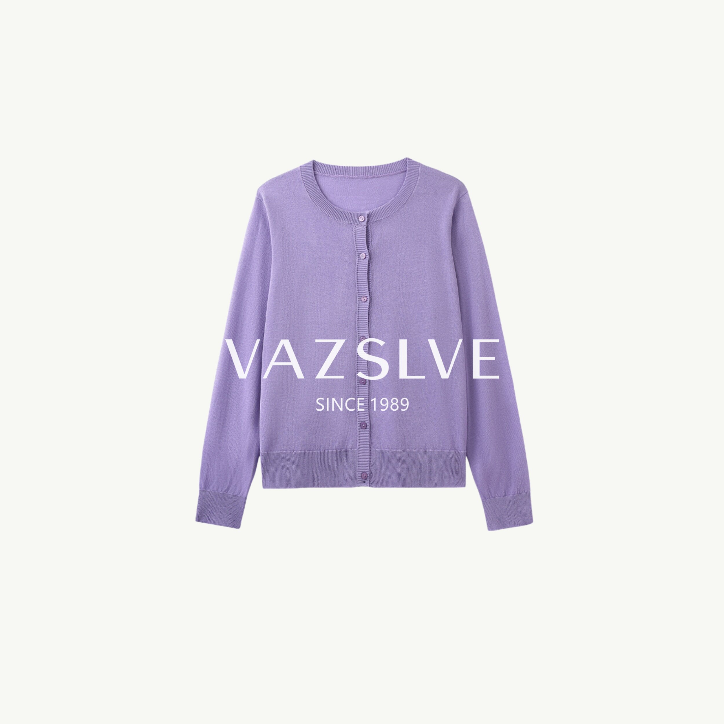 【VAZSLVE/全新奢品】捡漏 星河亮闪纱圆领针织防晒薄款开衫A107