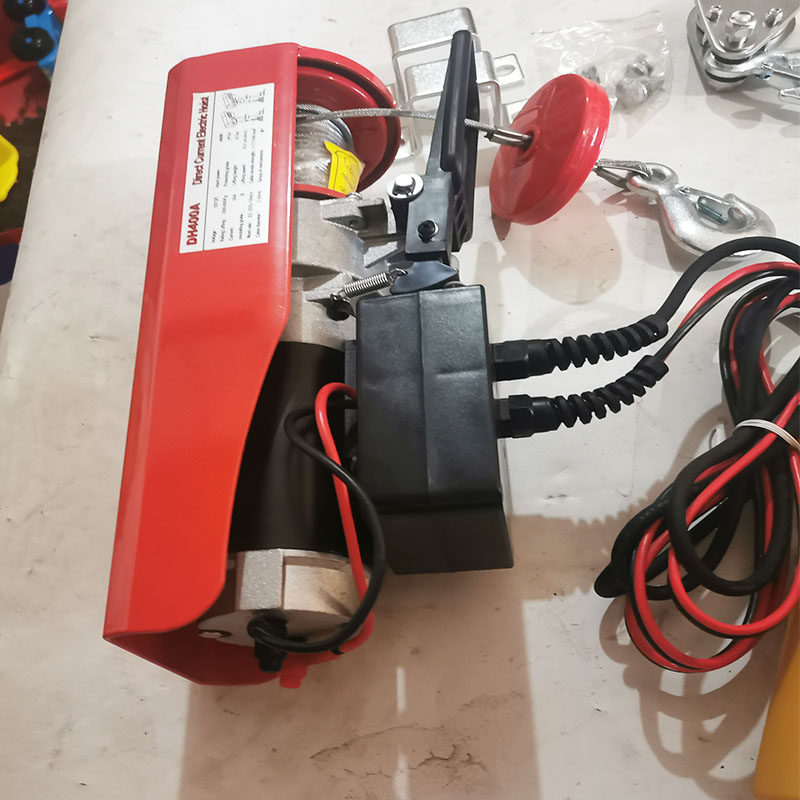 直流微型电动葫芦12V车用船用电瓶吊机车载吊运机24V货车载绞盘