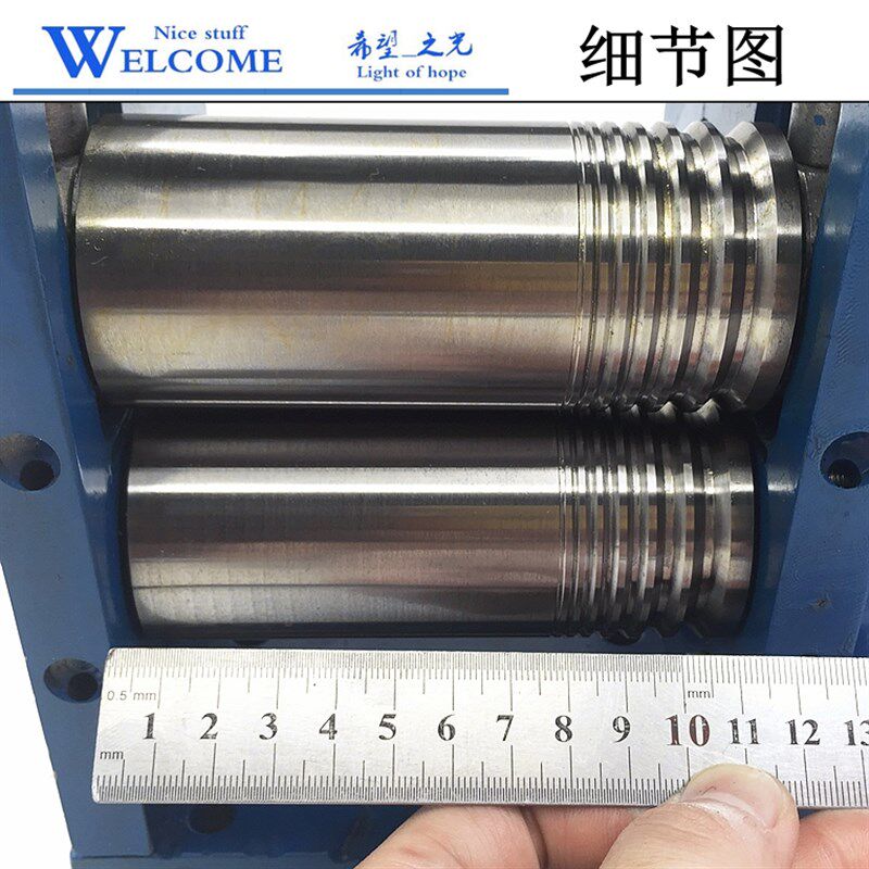金银欧式压片机 手动压片机 手摇压片机 压半圆 压方 压线机
