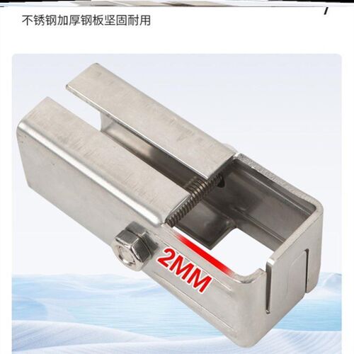 不锈钢方钢方管连接件免焊固定件25通30x30加厚接头20mm花架L货架
