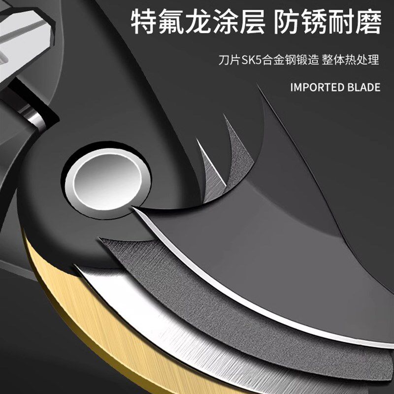 德国修枝剪园艺剪刀剪树枝专用园林修剪果树修枝花艺修花剪