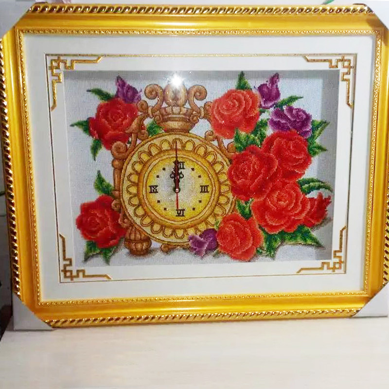 包邮挡接缝直角角花十字绣装裱耗材成品卡纸角花白色金色装饰角花