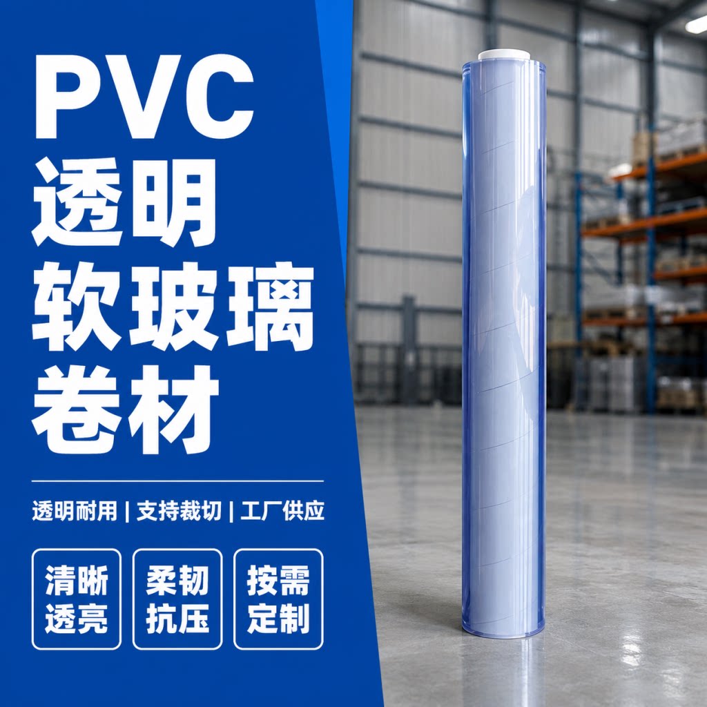 PVC透明软玻璃加厚磨砂桌布