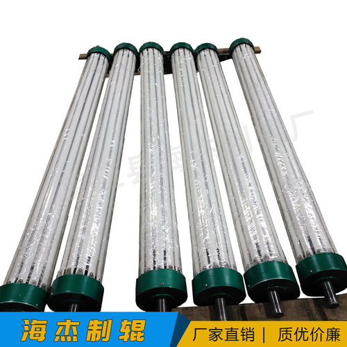 用于薄膜无纺布硅胶条舒展辊 舒展除去皱棍轴轮可调节拉平PU硅胶