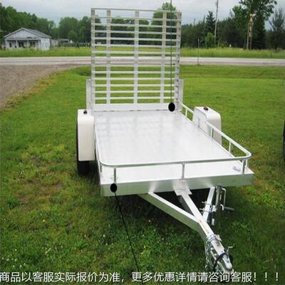 热镀平板拖 摩托拖车工厂 直营运输拖车锌非机动拖车 定MAB 制拖