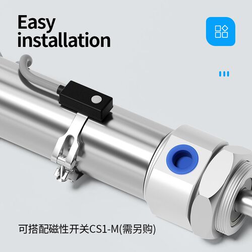 CDM2B不锈钢迷你气缸20气动25/32/40*50X75X100X125MF150汽缸200Z