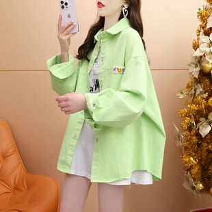 糖果色polo领牛仔外套女2025春季 洋气减龄设计感上衣 新款