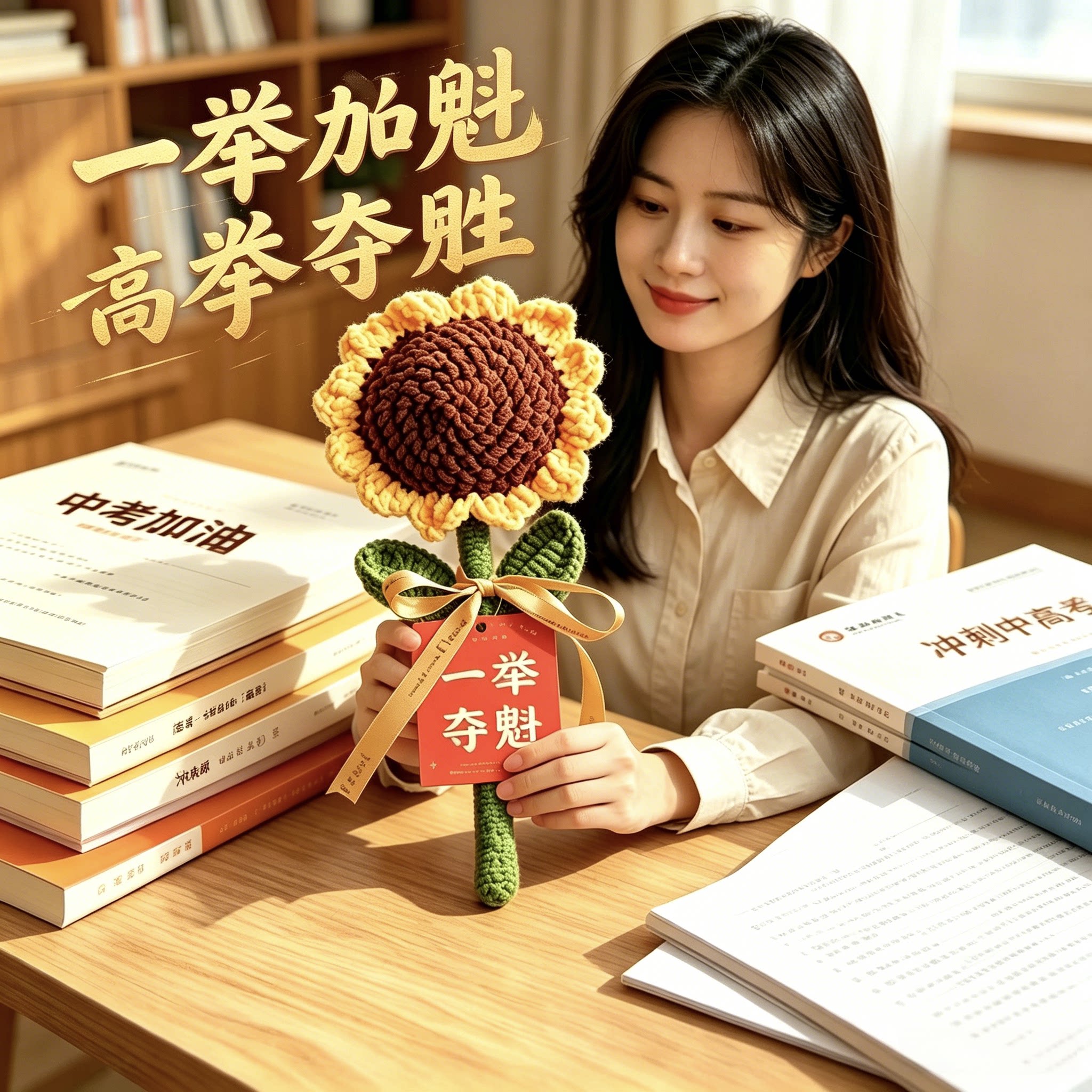 中高考送考生巨型向日葵花束礼品