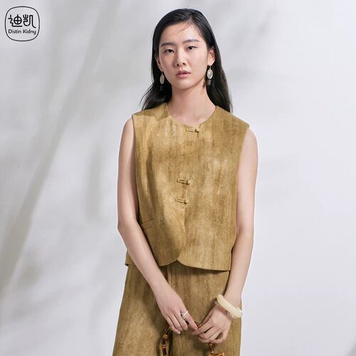 优雅国风百搭新中式女装马甲背心