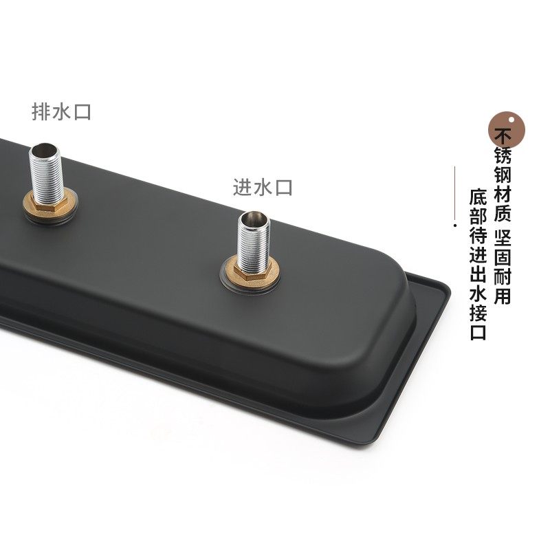 高压洗杯器吧台水槽嵌入式自动洗杯神器商用奶茶店桌面按压洗杯器