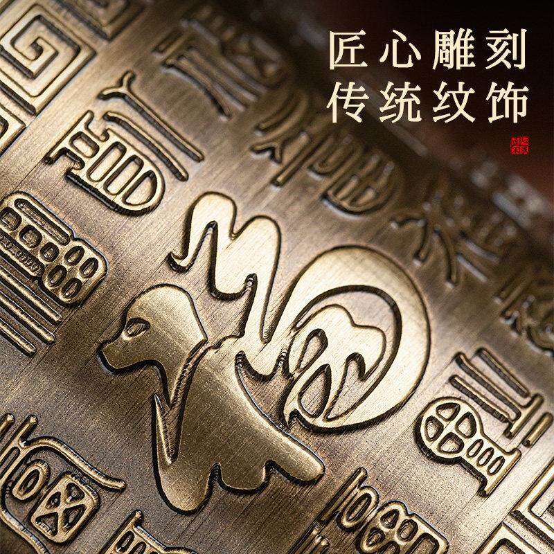铜香篆具香收纳瓶百福香道灰筒道套工装家用打香篆用具香铲HSBFXD