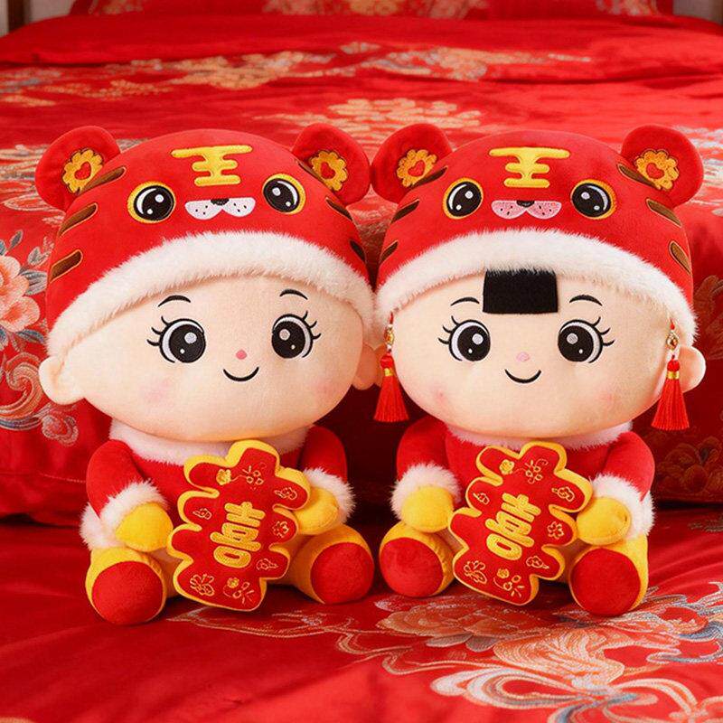 结婚高档枕压床娃对娃一床上抱婚婚庆2布置新婚新款喜娃送新人礼