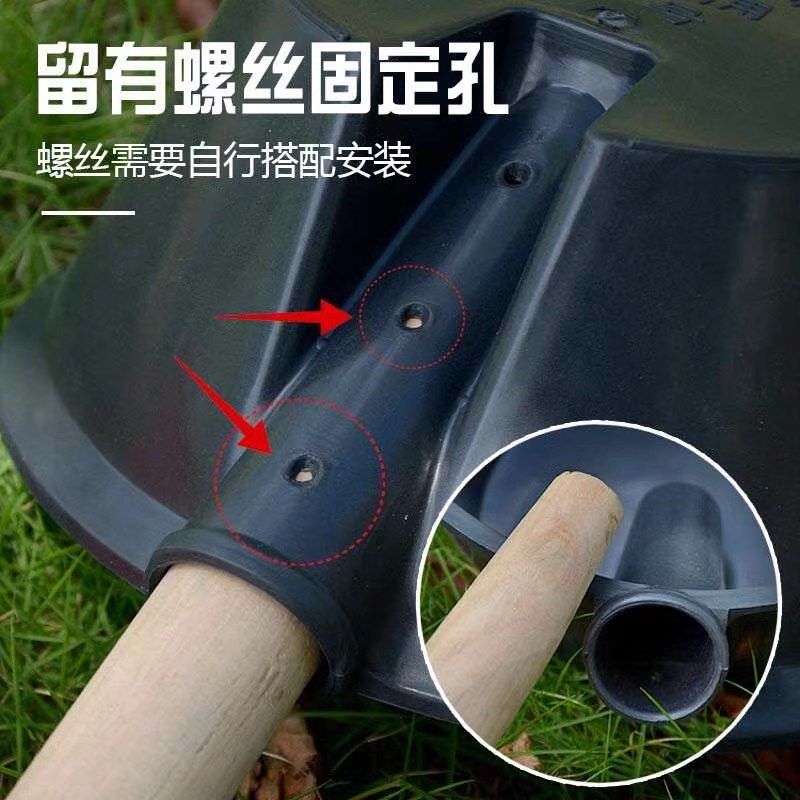 农用工具粪瓢长柄水勺浇水灌溉牛筋熟料水舀子户外淋菜施肥大粪勺图片