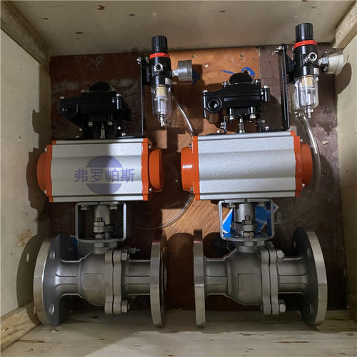Q641F-25P不锈钢法兰气动球阀 304切断阀 双作用DN65 厂家供应