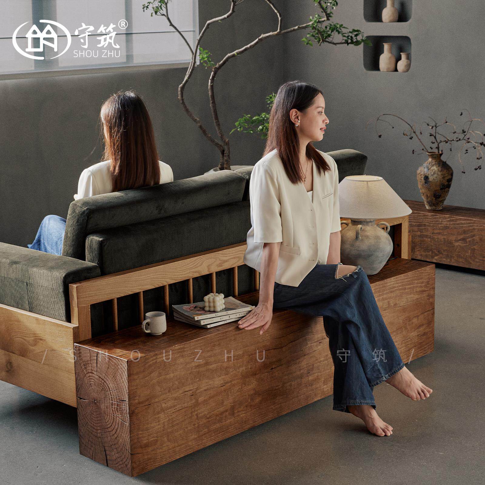 实木长条凳个性复做古商场长凳1028服装店休息换鞋凳展凳北欧原旧