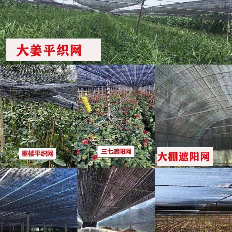 平织遮阳网全新料防晒遮阴网草莓蔬菜辣椒大棚隔热黑纱布太阳网