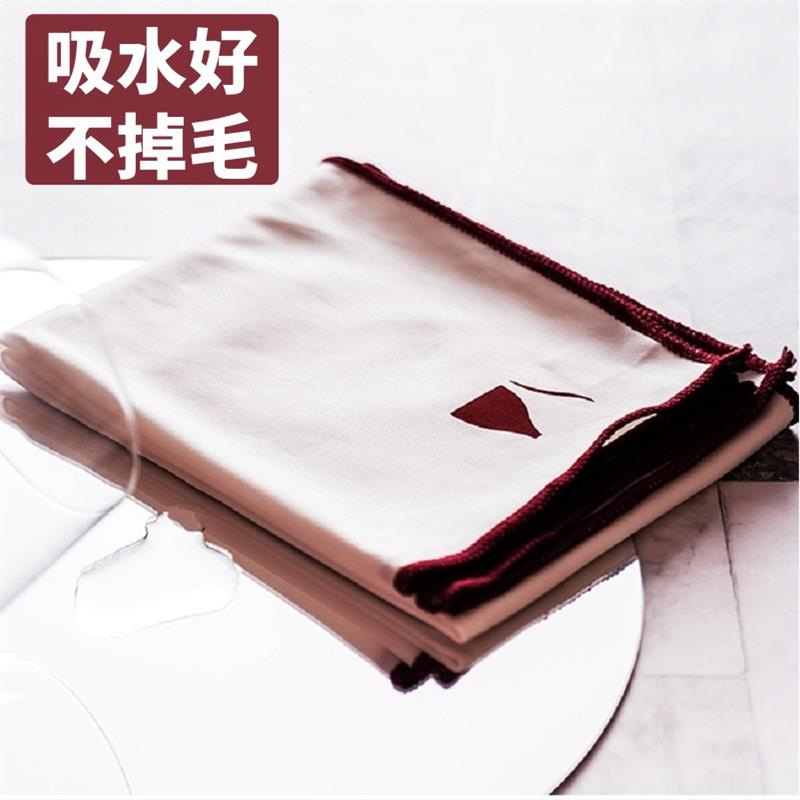 麦风专业擦杯布吸水不掉毛酒店专用超细纤维擦杯布红酒杯擦拭布