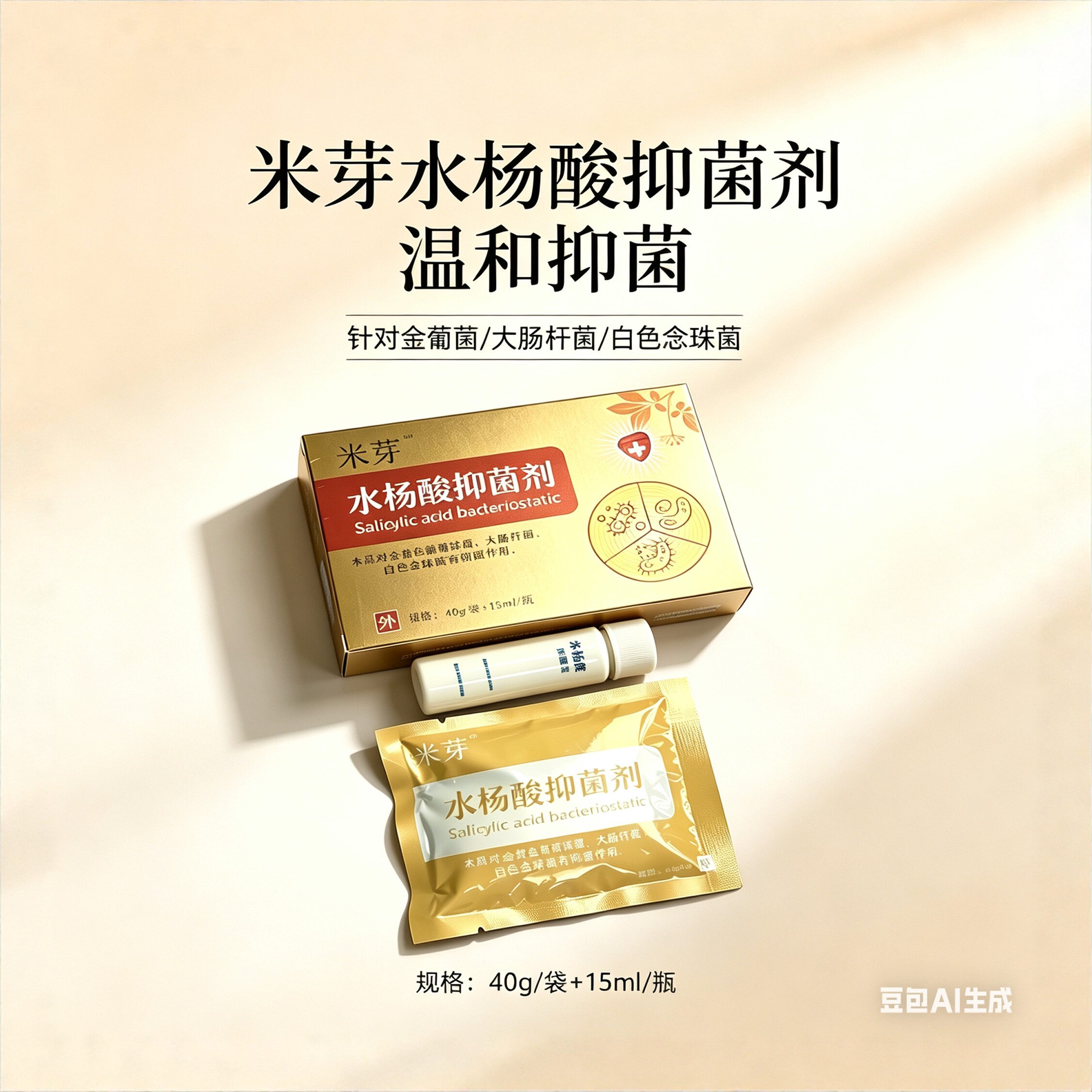 本草水杨酸泡脚剂 对金黄葡萄球菌大肠杆菌 白色念珠菌有抑菌作用
