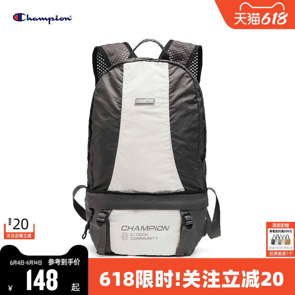 Champion冠军两用包新款男双肩包腰包户外机能轻便女背包夏季