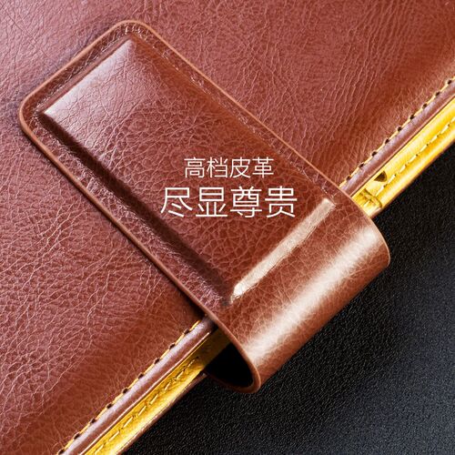 加厚商务活页笔记本本子B5皮革记事本A5手帐本办公高档工作会议记
