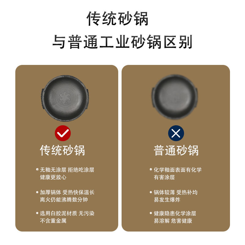 贵州织金土砂锅王增盆传统夺纯手工砂锅法火锅土古大师夺荣粉火锅