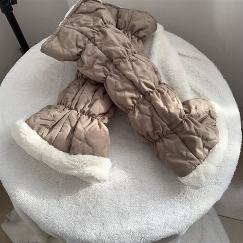 女士加绒保暖护小腿棉腿套保护膝盖加绒冬季骑电动车用护膝