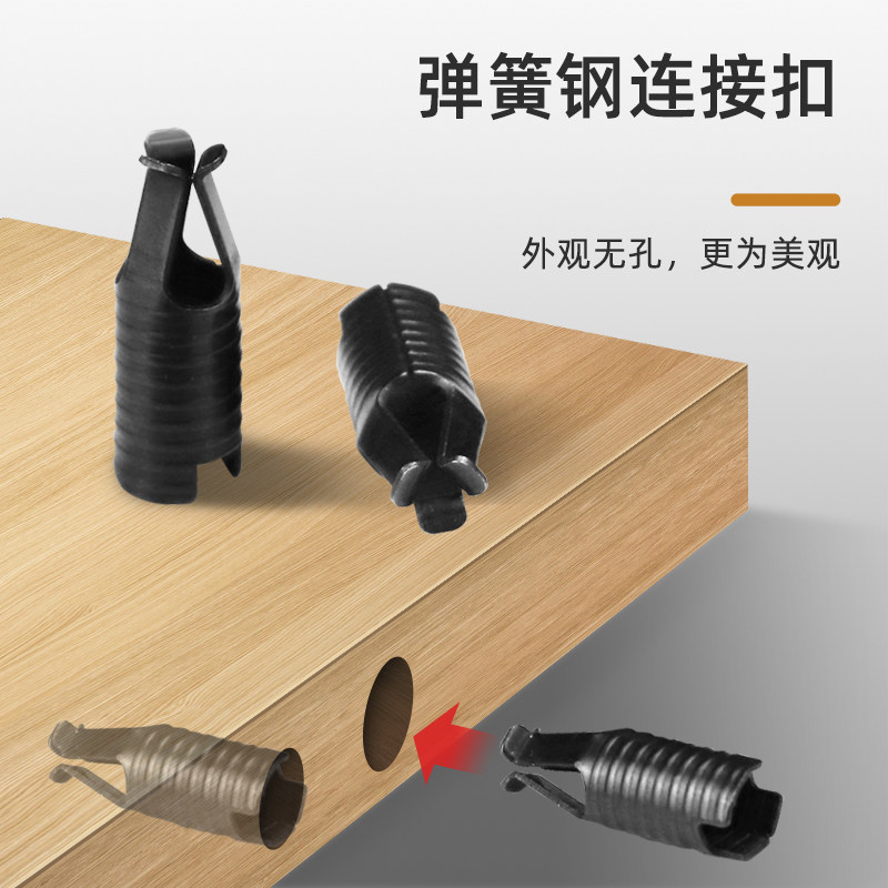 拍咔无孔隐形连接件 柜体层板二合一连接件A扣衣柜家具螺丝紧固件图片