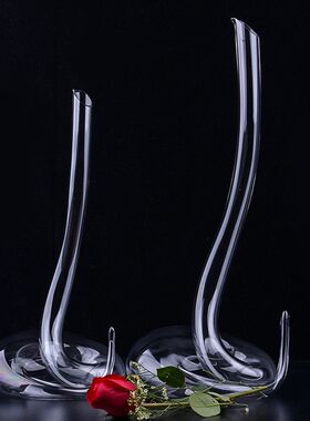 蛇形醒酒器创意欧美水晶玻璃红酒醒酒器洋酒分酒器分酒壶工艺品
