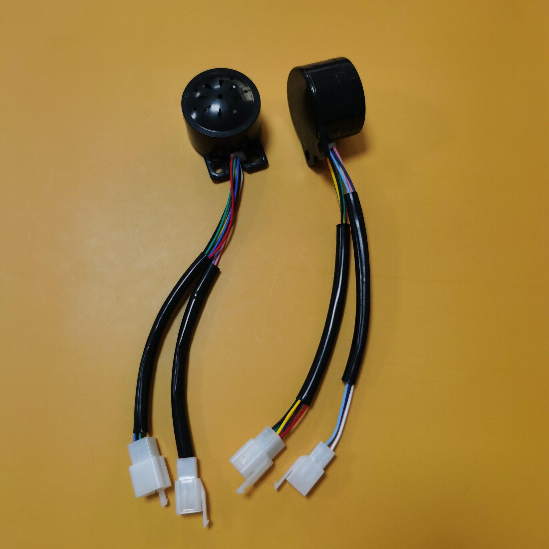 电动车三合一四合一五合一鸣笛36V-72V语音喇叭电车电动车配件
