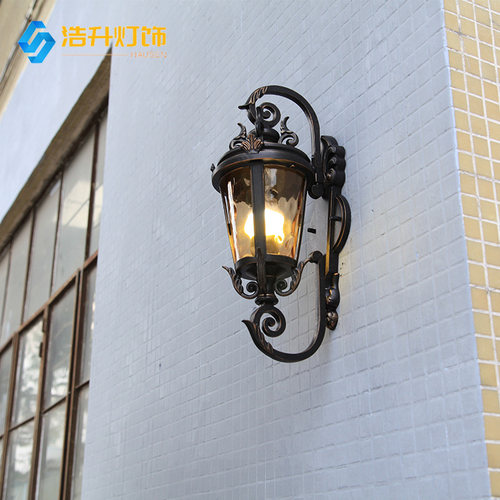 户外壁灯欧式防水防雨室外墙灯别墅门口灯庭院景观露台走廊过道灯