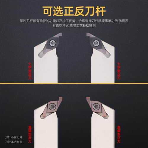 液压管件退刀槽ED槽刀杆刀片/端面槽刀FC1604R100/150/200/300