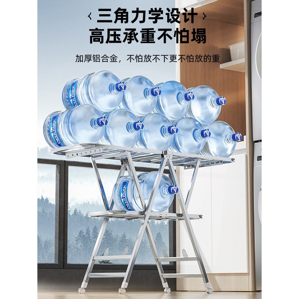 晾衣架落地折叠室内阳台家用婴儿宝宝卧室不锈钢简易挂晒被子神器