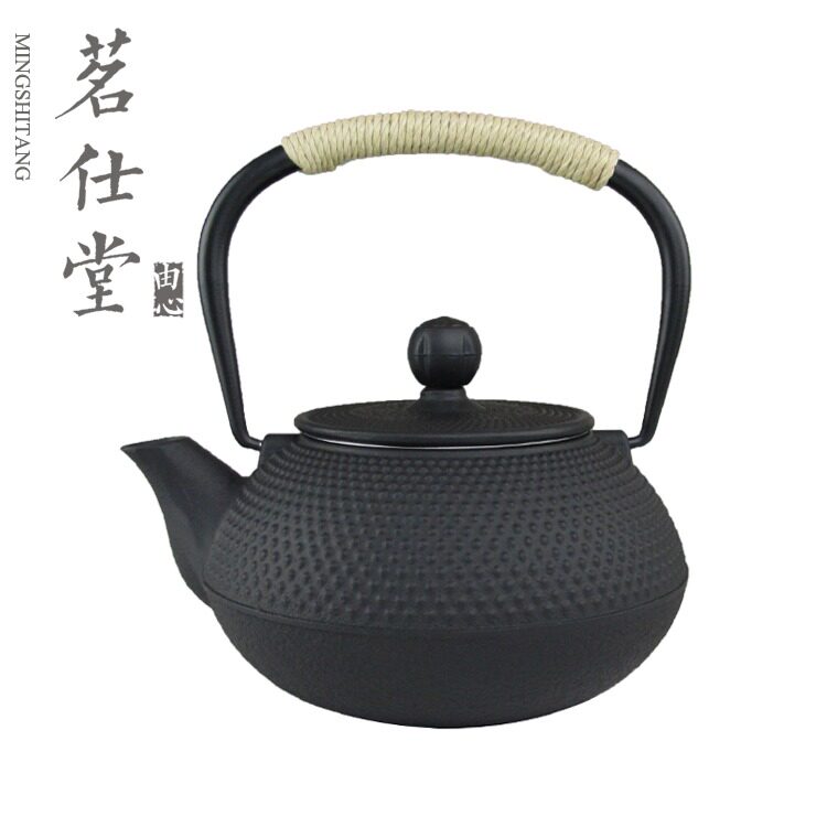 茗仕堂小点0.9L铁壶 煮茶壶  烧水壶  南部铸铁壶补铁壶