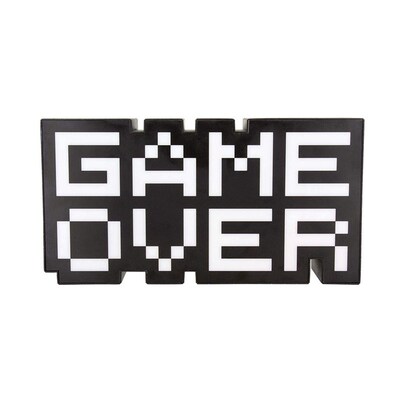 GAME OVER声控节奏灯游戏氛围灯装饰小夜灯马赛克图标灯一件代发