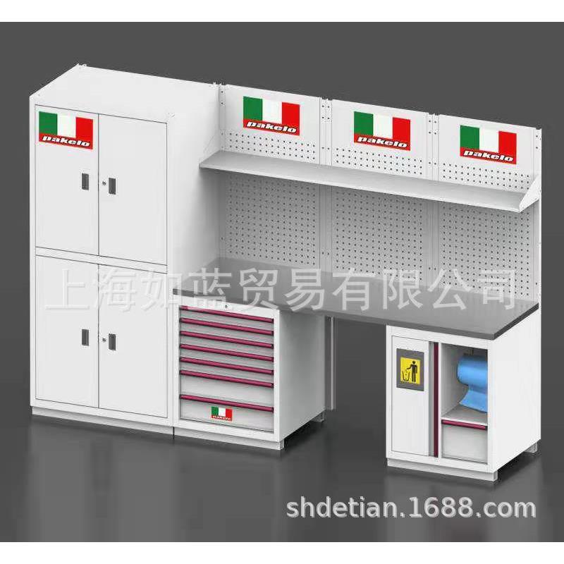改装车间高端汽修，摩托车维修组合工作站 工具柜图片