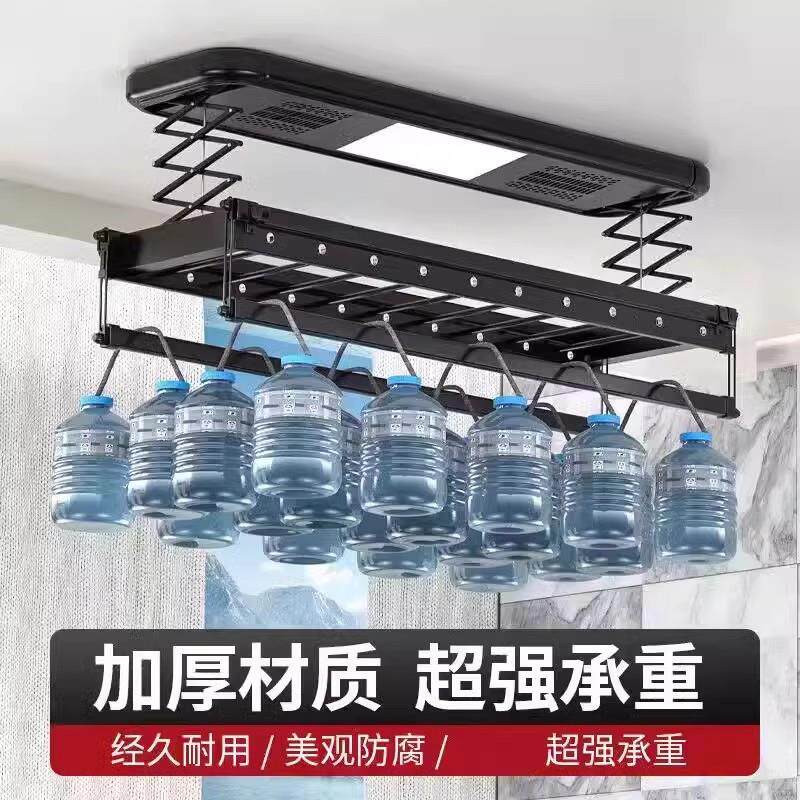 电动晾衣架自F02升降智能伸缩全自动晾衣衣机阳室外风动干烘台干
