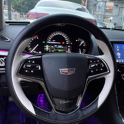 用于凯迪拉克牛 CXT456AtTS-L CTS XTS 方向盘套真皮手缝专车专用