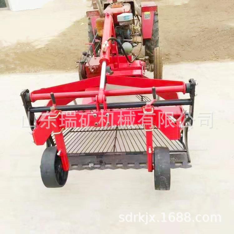 济宁蒜金乡大蒜挖机缸车带出蒜机宽幅1米轮子单KNL深浅可调土抖干