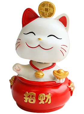 招财猫摆件可爱创意装饰品家居电视柜办公室书桌面小摆设生日礼物