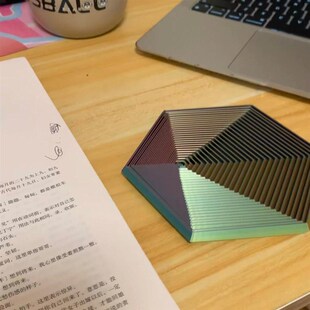 3d打印视错觉六边形玩具魔幻创意玩具解压益智休闲可旋转变幻图案