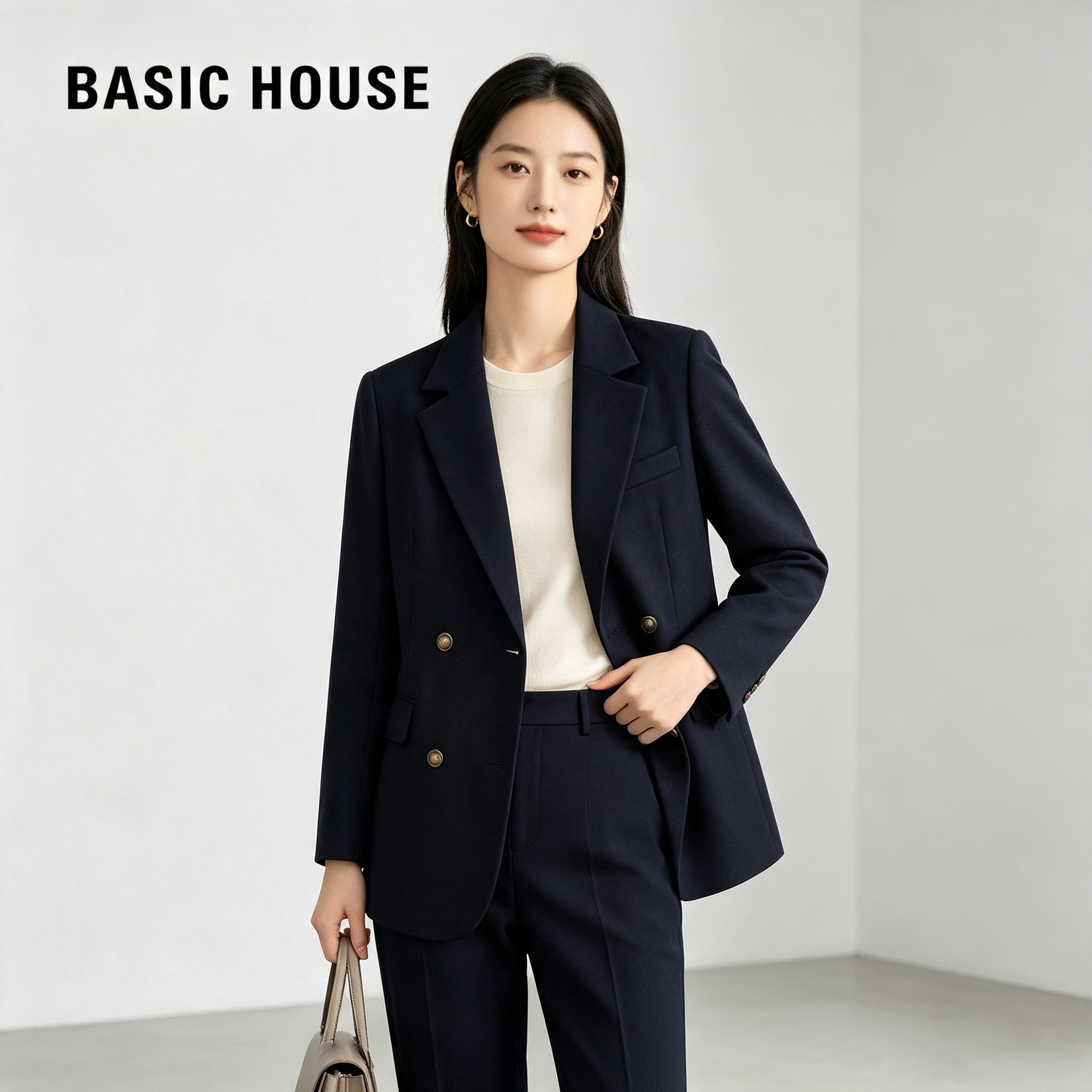 百家好商务通勤正装女士西装外套