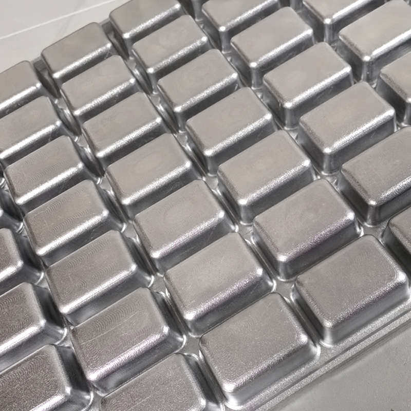 铝合金24连长方54豆腐蛋糕蛋糕烤箱不用粑糕商用粑模具模具烘培沾