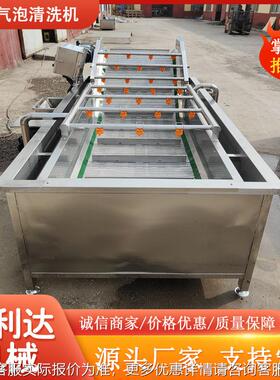 果蔬泡清机功洗能酱LUH多菜清洗脱盐机大型菌菇气四季豆清洗设备