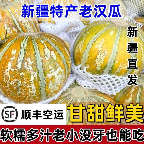 新疆喀什老汉瓜老品种瓜顺丰空运