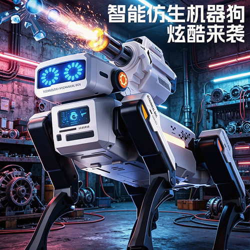 2026新款男孩AI智能机器狗礼物