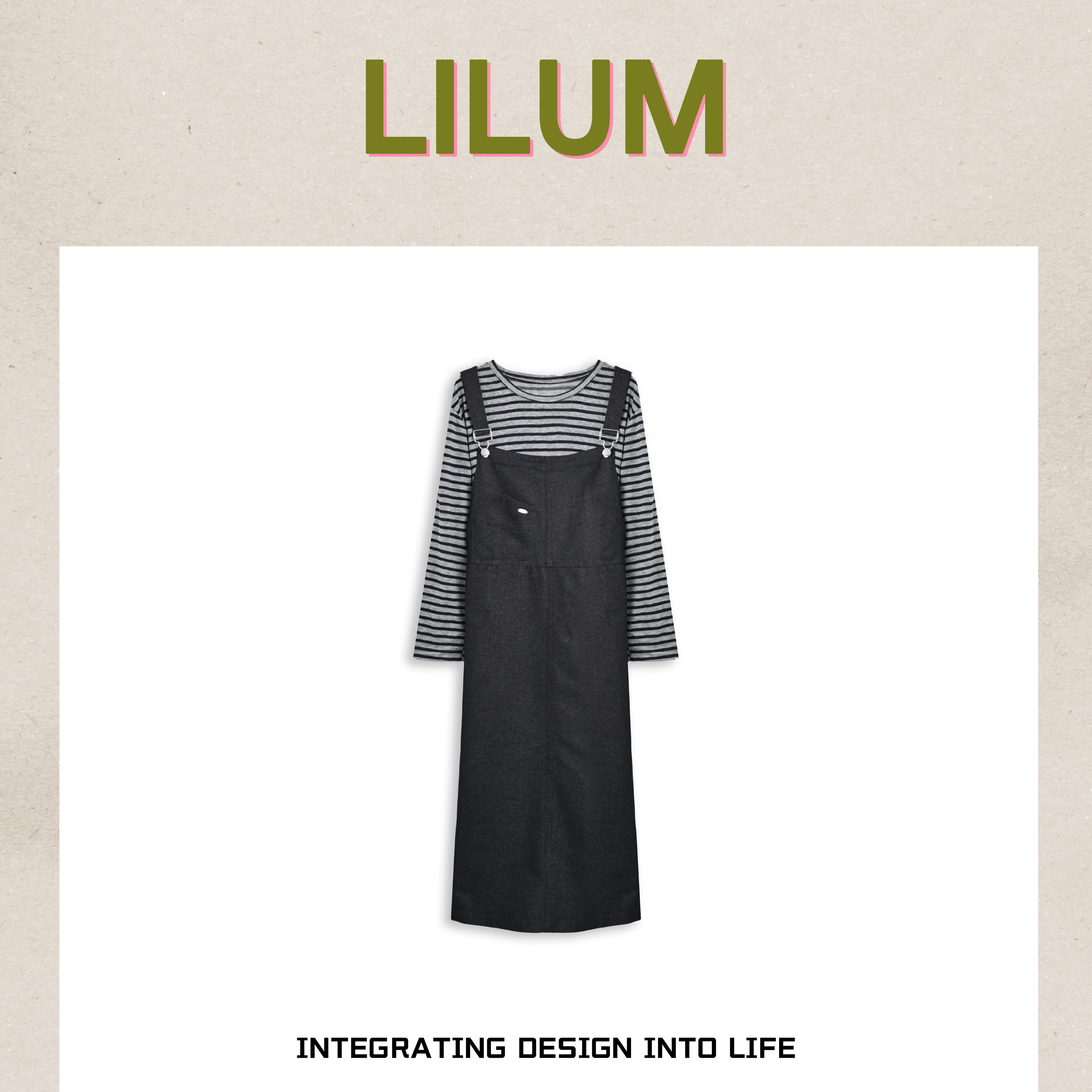 【小田专享】LILUM厘白【牧场套装】时尚百搭休闲套装